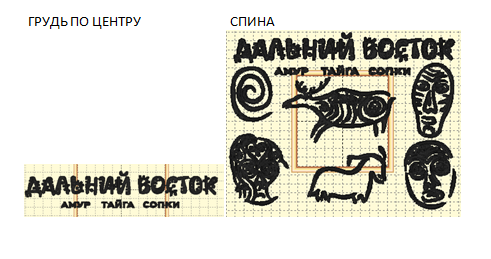 Футболка оверсайз ДВ/Петроглиф от АИР