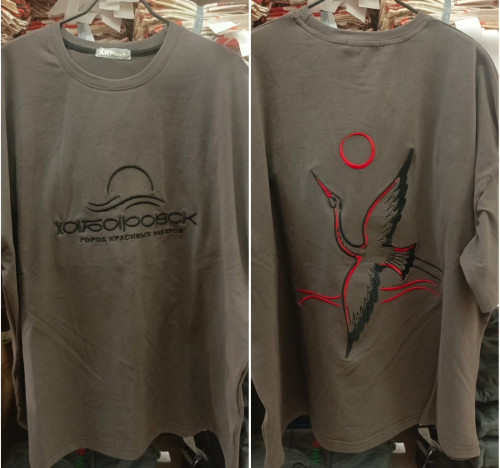 Футболка оверсайз Хабаровск/Аист от АИР