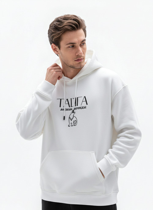 Худи оверсайз вышивка Тайга от АИР