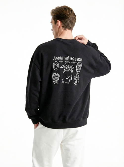 Свитшот оверсайз ДВ/Петроглиф от АИР