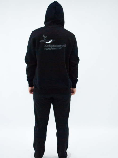 Джемпер мужской черный принт кит от АИР