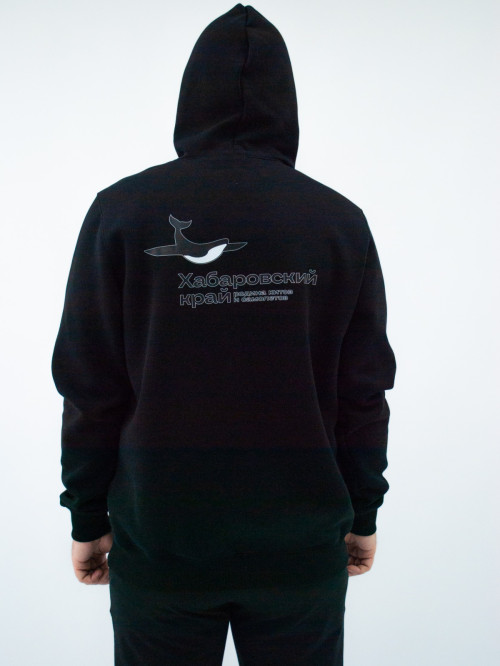 Джемпер мужской черный принт кит от АИР