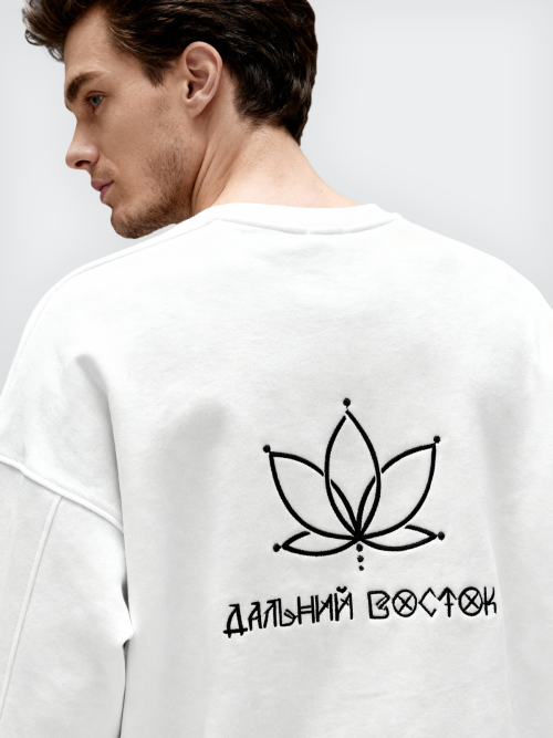 Свитшот оверсайз ДВ/Лотос от АИР