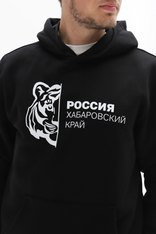 Джемпер мужской черный принт тигр от АИР