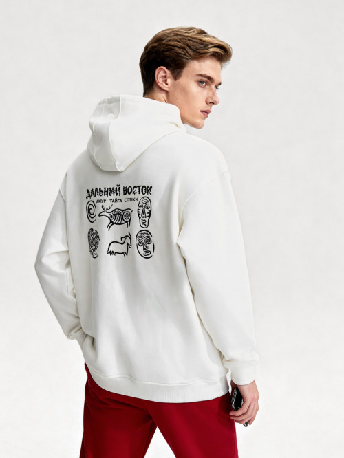 Худи оверсайз Спираль/Петроглиф от АИР