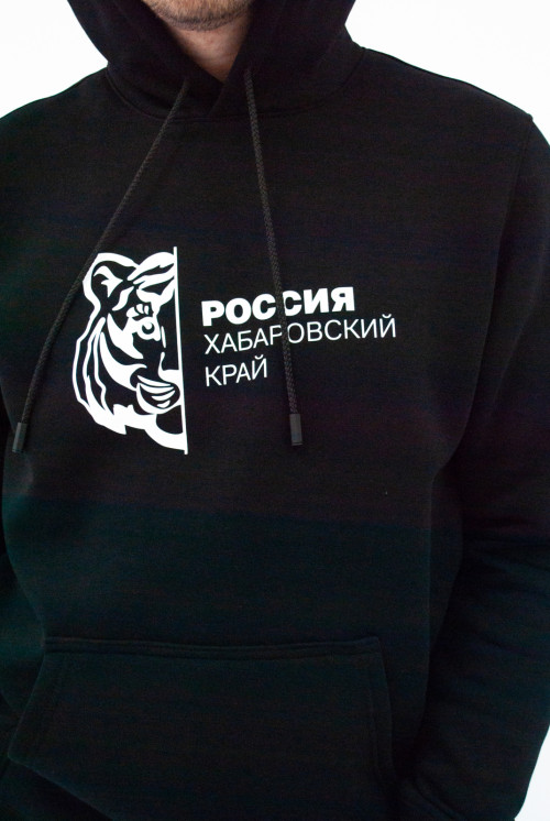 Джемпер мужской черный принт тигр от АИР