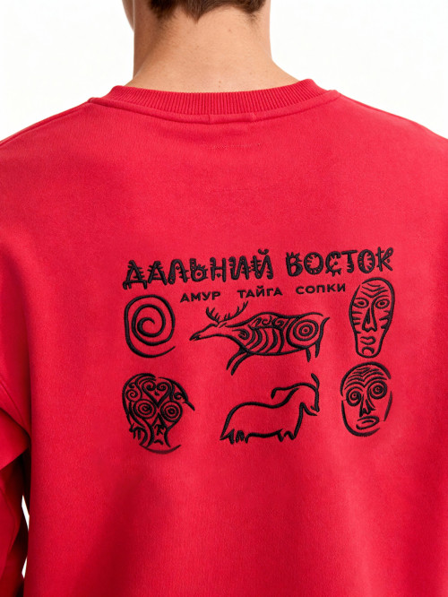 Свитшот оверсайз ДВ/Петроглиф от АИР