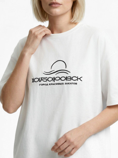Футболка оверсайз Хабаровск/Аист от АИР
