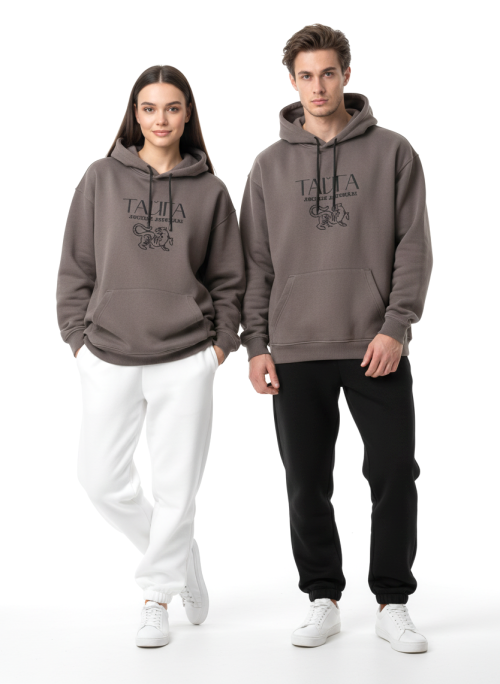 Худи оверсайз вышивка Тайга от АИР