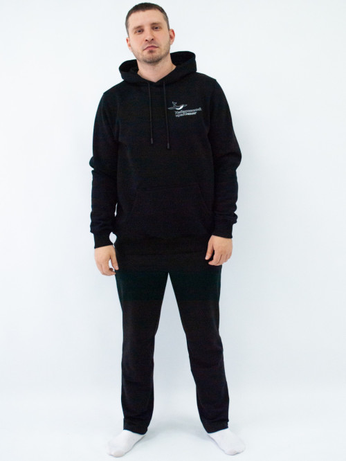 Джемпер мужской черный принт кит от АИР