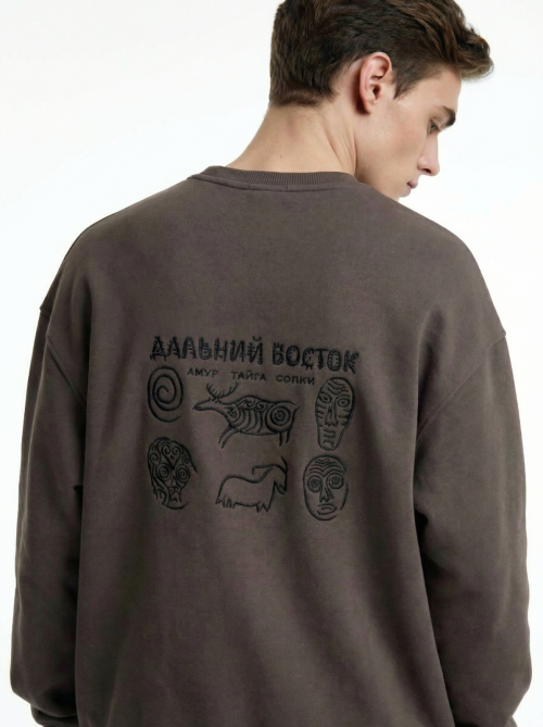 Свитшот оверсайз ДВ/Петроглиф от АИР