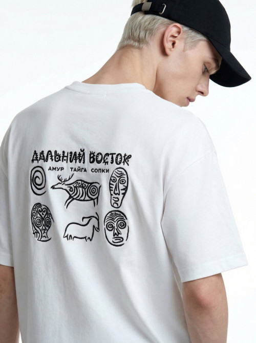 Футболка оверсайз ДВ/петроглиф от АИР