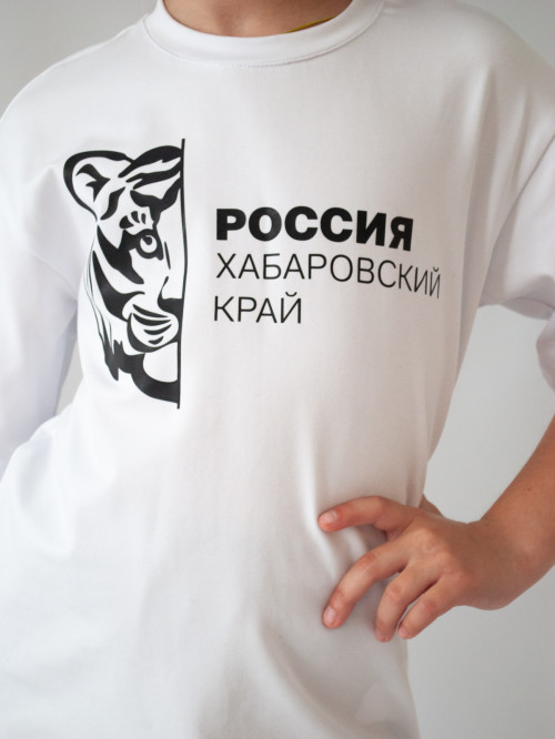 Футболка для девочки принт тигр от АИР