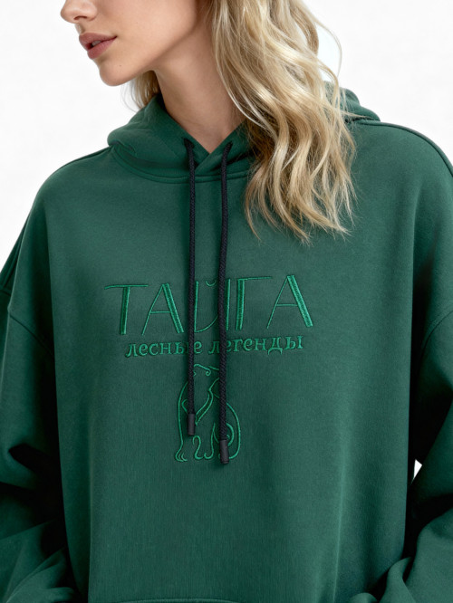 Худи оверсайз вышивка Тайга от АИР