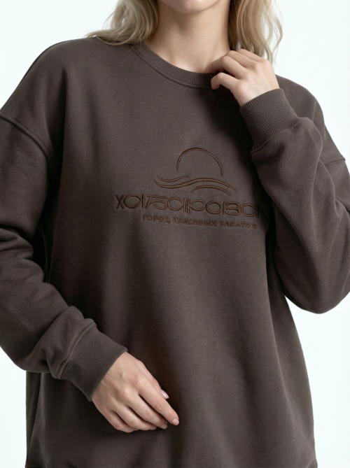 Свитшот оверсайз Хабаровск/Аист от АИР