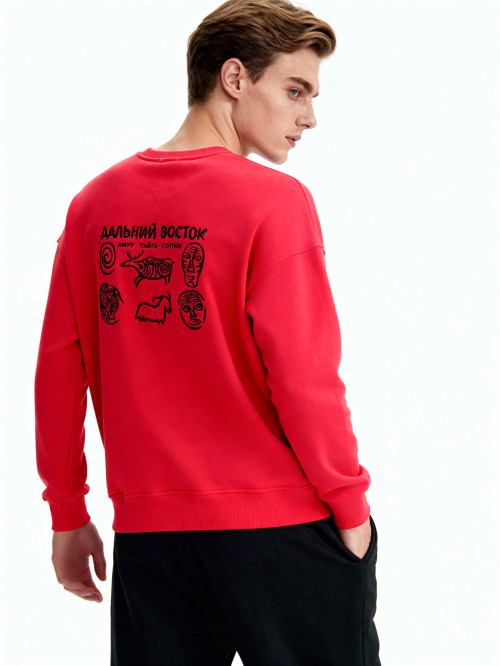 Свитшот оверсайз ДВ/Петроглиф от АИР