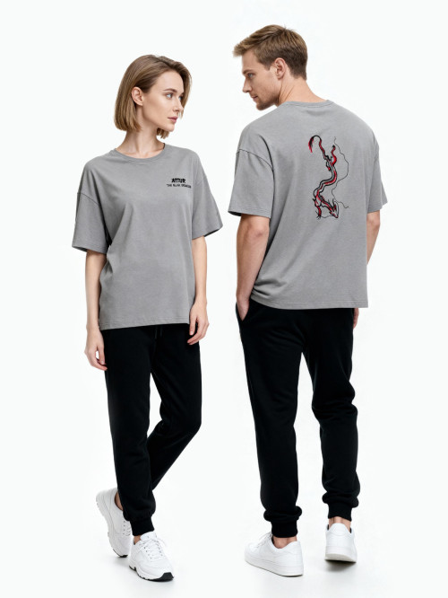 Футболка оверсайз Амур/Дракон от АИР