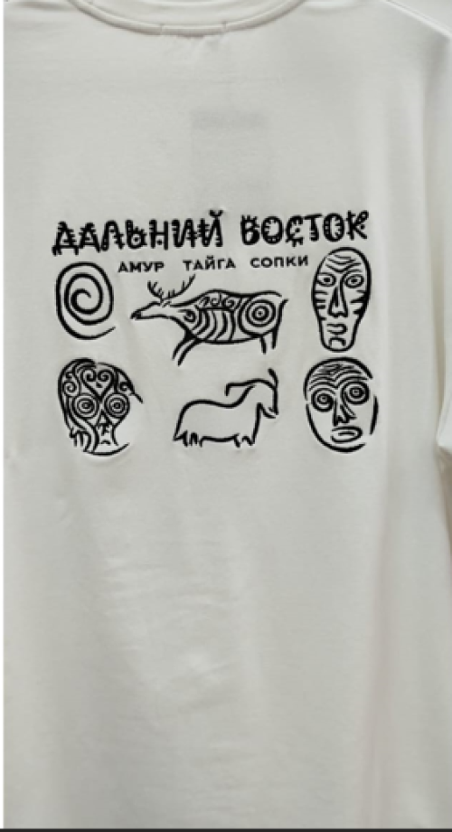 Футболка оверсайз Петроглиф от АИР