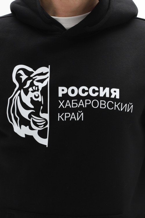 Джемпер мужской черный принт тигр от АИР