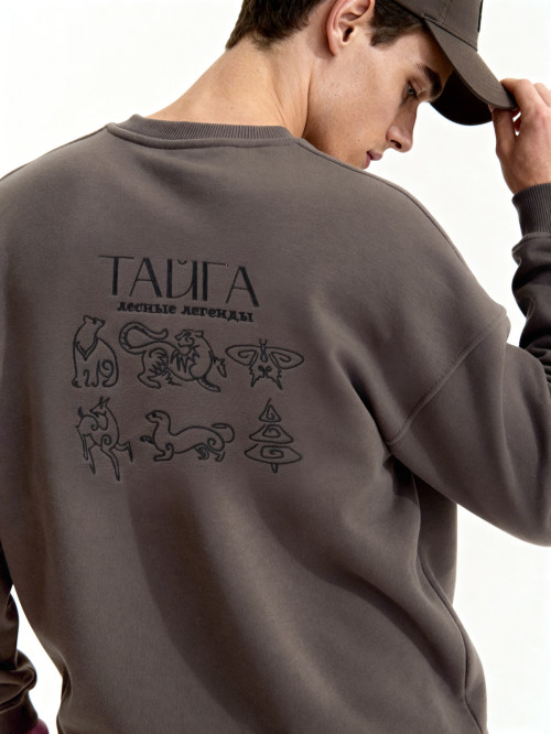 Свитшот оверсайз Тайга от АИР