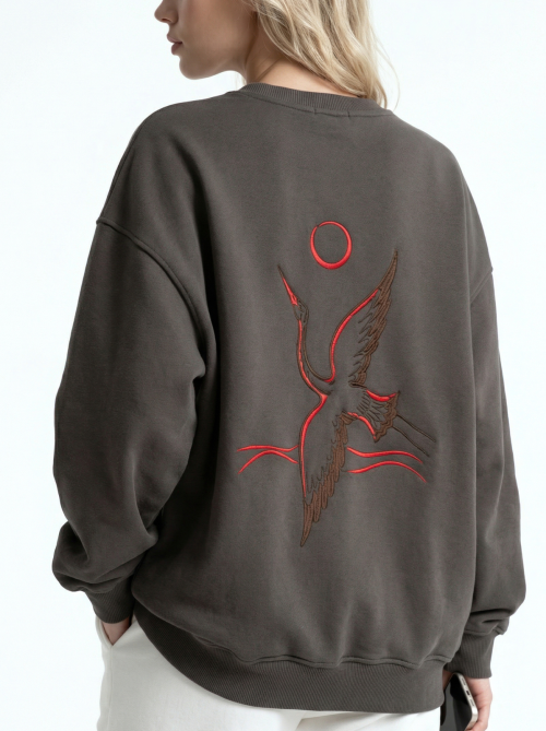 Свитшот оверсайз Хабаровск/Аист от АИР