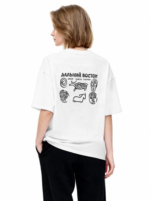 Футболка оверсайз ДВ/петроглиф от АИР