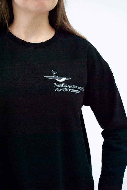 Джемпер женский черный принт кит от АИР