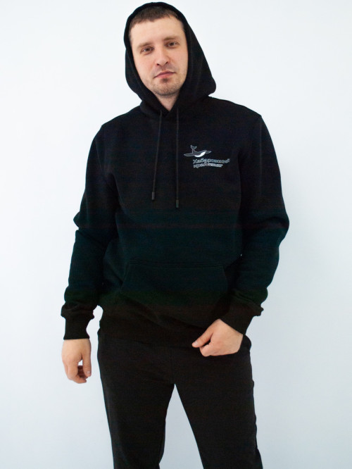 Джемпер мужской черный принт кит от АИР