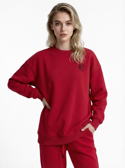 Свитшот оверсайз Спираль/Петроглиф от АИР