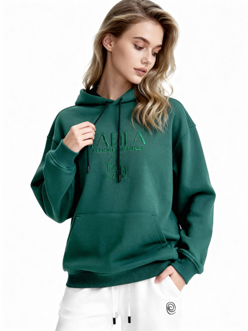 Худи оверсайз вышивка Тайга от АИР