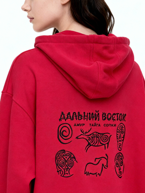 Худи оверсайз ДВ/Петроглиф от АИР