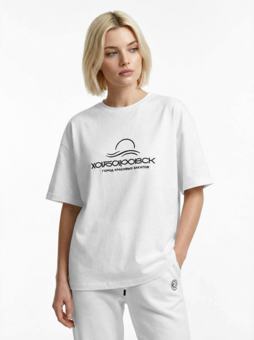 Футболка оверсайз Хабаровск/Аист от АИР