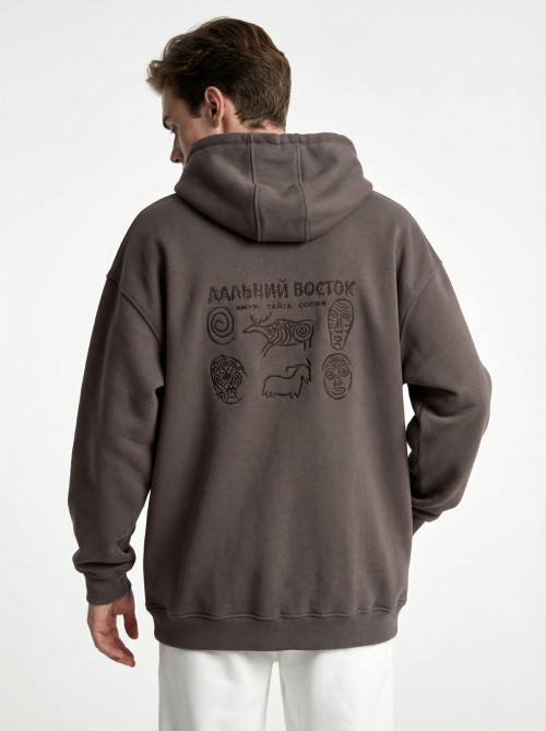 Худи оверсайз ДВ Петроглиф от АИР