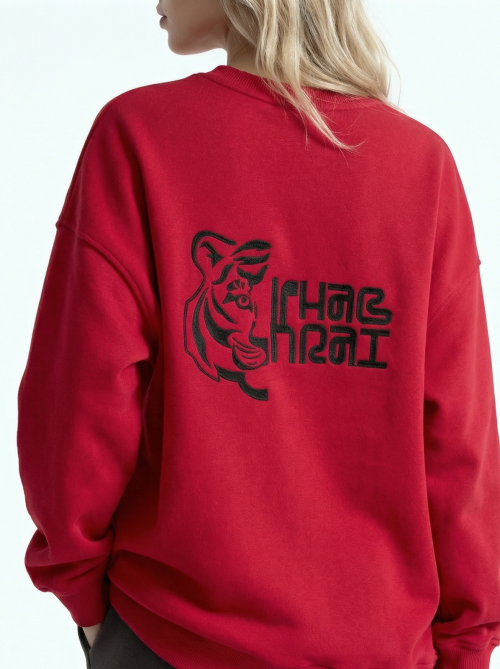 Свитшот оверсайз Хаб край/Тигр от АИР