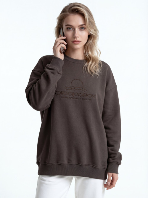 Свитшот оверсайз Хабаровск/Аист от АИР