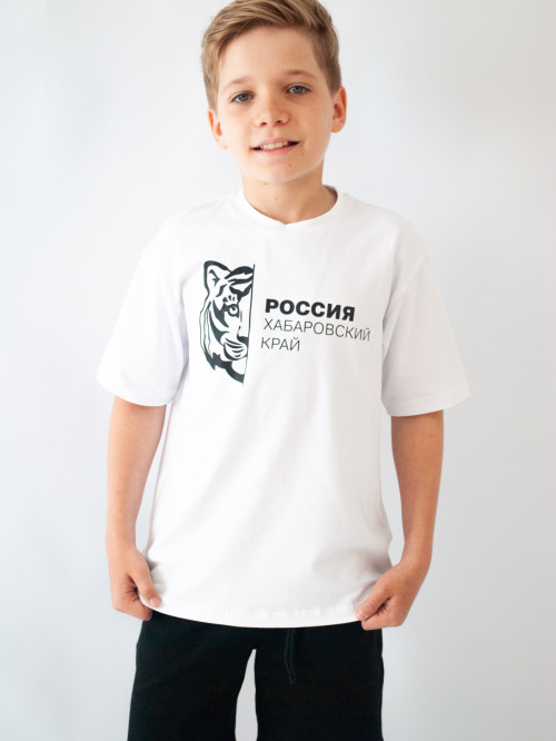Футболка для мальчика принт тигр от АИР