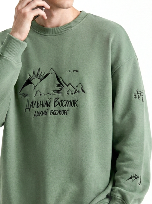 Свитшот оверсайз горы ДВ от АИР