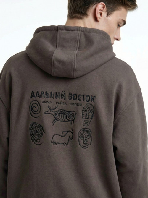 Худи оверсайз ДВ Петроглиф от АИР