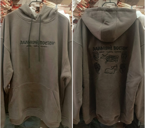 Худи оверсайз ДВ Петроглиф от АИР